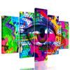 5-dílný obraz pop-art abstrakce oka