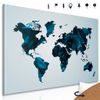 Obraz na korku vektorová mapa světa