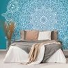 Samolepící tapeta uklidňující modrá Mandala