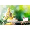 Tapeta Buddha sedící na lotosovém květu