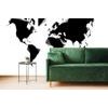 Samolepící tapeta moderní mapa světa v černobílém provedení