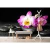 Samolepící tapeta relaxační zátiší s orchidejí