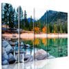 5-dílný obraz horské pleso v plné kráse