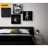 Set obrazů klidný Buddha v černobílém provedení