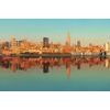 Samolepící fototapeta zrcadlení New Yorku ve vodě