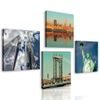 Set obrazů památky města New York