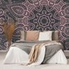 Tapeta Mandala v indickém stylu v růžovém provedení