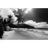Fototapeta nádherné Seychely v černobílém provedení