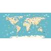 Obraz mapa světa pro děti