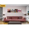 Set obrazů pestrobarevné podoby metropole