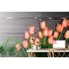 Fototapeta oranžové tulipány v elegantním provedení