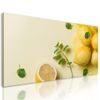 Obraz citrony na žlutém pozadí
