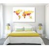 Obraz na korku krásná pestrobarevná mapa