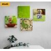 Set obrazů Feng Shui v zeleném provedení