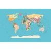 Samolepící tapeta klasická mapa světa