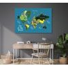 Obraz na korku neobyčejná mapa světa