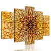 5-dílný obraz zajímavá luxusní Mandala