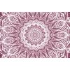 Tapeta nekonečná Mandala v růžovém provedení