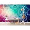 Samolepící tapeta Mandala na barevném pozadí