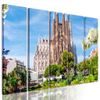 5-dílný obraz nádherná Barcelonská katedrála