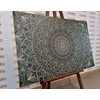 Obraz zelená detailní Mandala