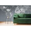Tapeta mapa světa v moderním provedení