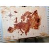 Obraz stará mapa Evropy v sépiovém provedení