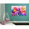 Obraz abstrakce pestrobarevných květin