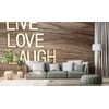 Stylová samolepící tapeta Live Love Laugh