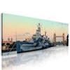 Obraz kotvící bitevní loď