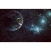 Tapeta zeměkoule v záhadném vesmíru