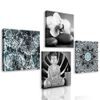 Set obrazů kompozice Feng Shui prvků
