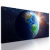 Obraz vesmírný pohled na modrou planetu