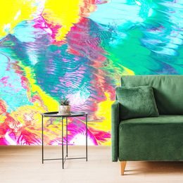 Tapeta pastelově zbarvená abstrakce