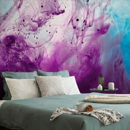 Zajímavá tapeta abstrakce ve fialovo-modré barvě