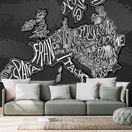 Samolepící tapeta abstraktní mapa Evropy