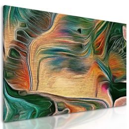 Obraz abstrakce v psychedelickém provedení