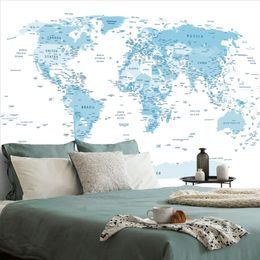 Samolepící tapeta precizní mapa světa