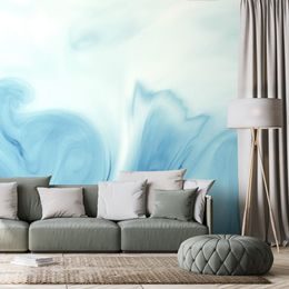 Samolepící tapeta okouzlující modrá abstrakce