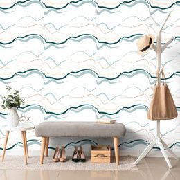 Tapeta barevné vlnky