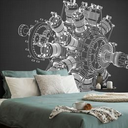 Tapeta nákres motoru