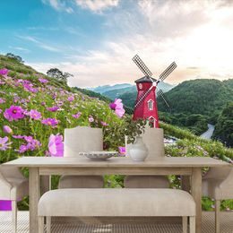 Fototapeta mlýn uprostřed nádherné přírody