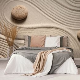 Tapeta písková zen zahrada