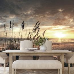 Originální fototapeta západ slunce z pláže