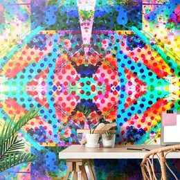 Samolepící tapeta grafické umění ve stylovém provedení