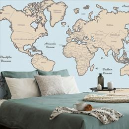 Samolepící tapeta jemná mapa s tělovým okrajem