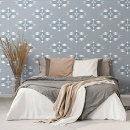 Tapeta abstraktní obrazce na šedém pozadí