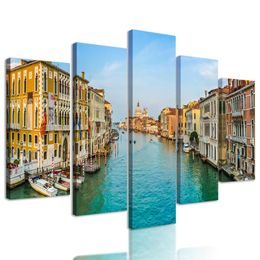 5-dílný obraz Benátky v plné kráse