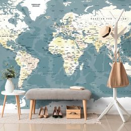 Tapeta přehledná mapa světa
