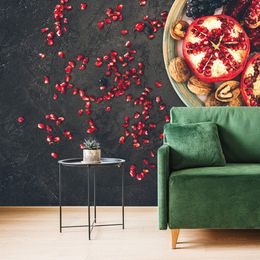 Samolepící fototapeta exotické granátové jablko
